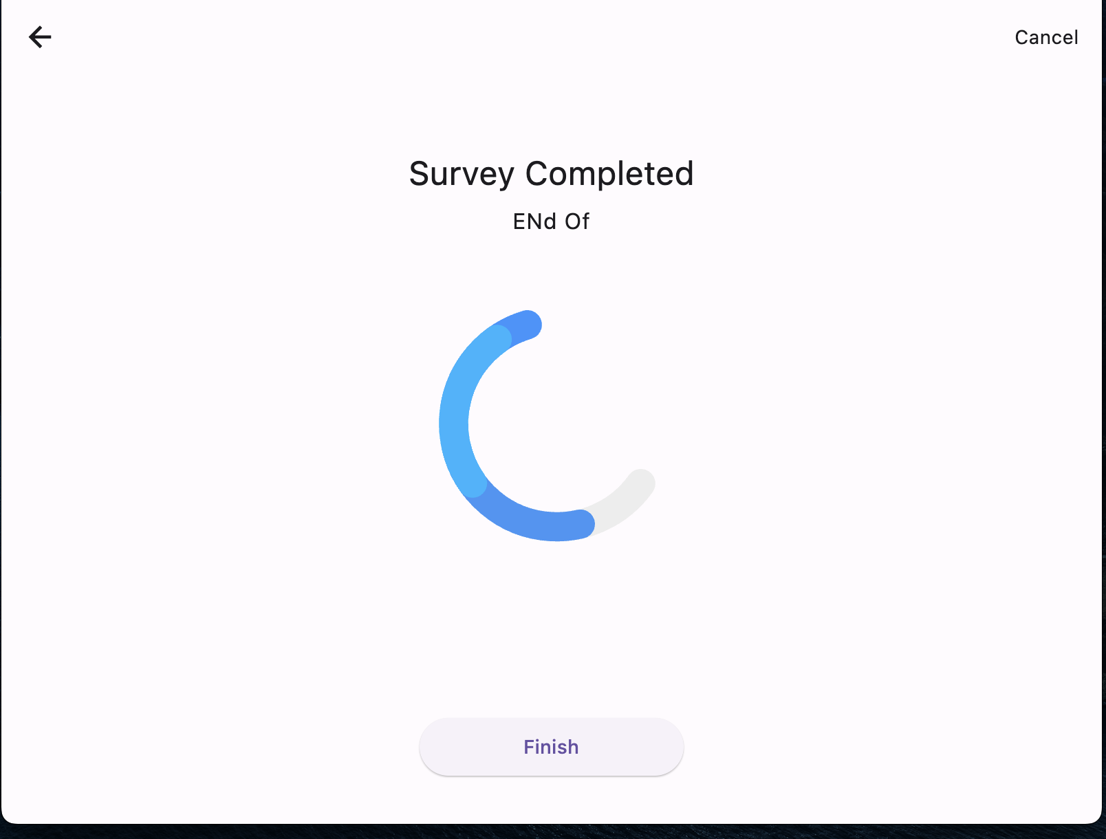 Completion Step