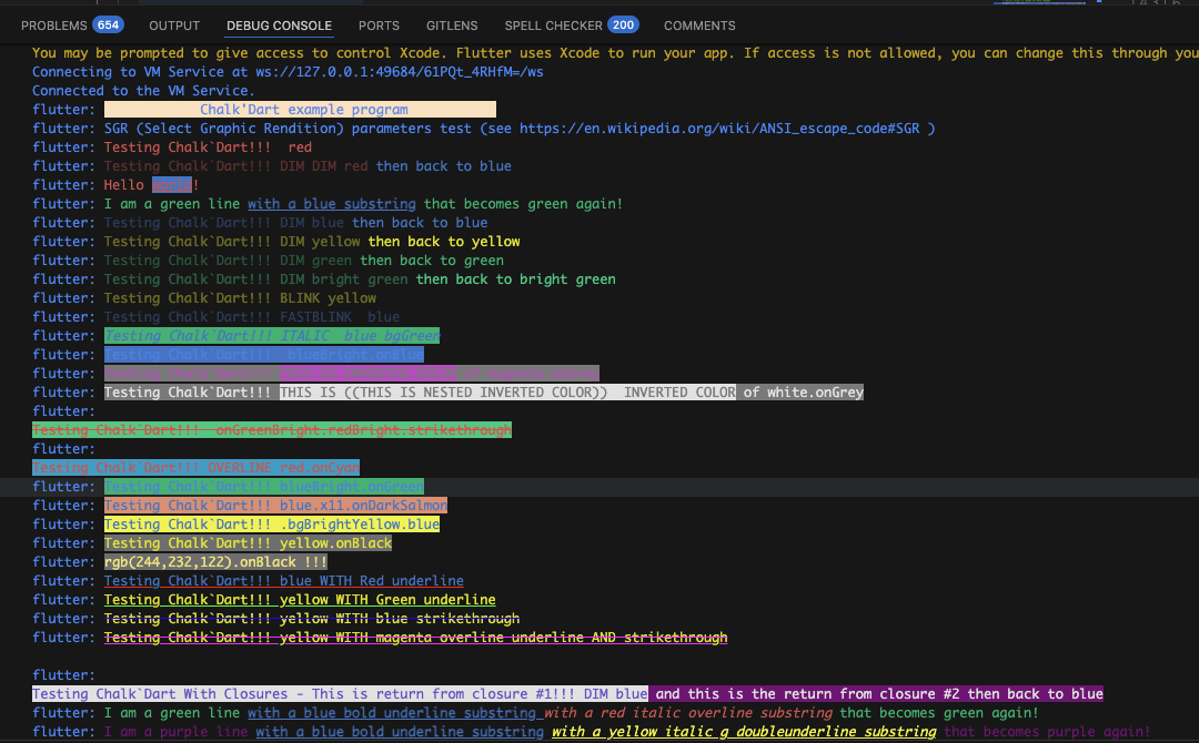 Color debug console messages via XCode WITH this extension