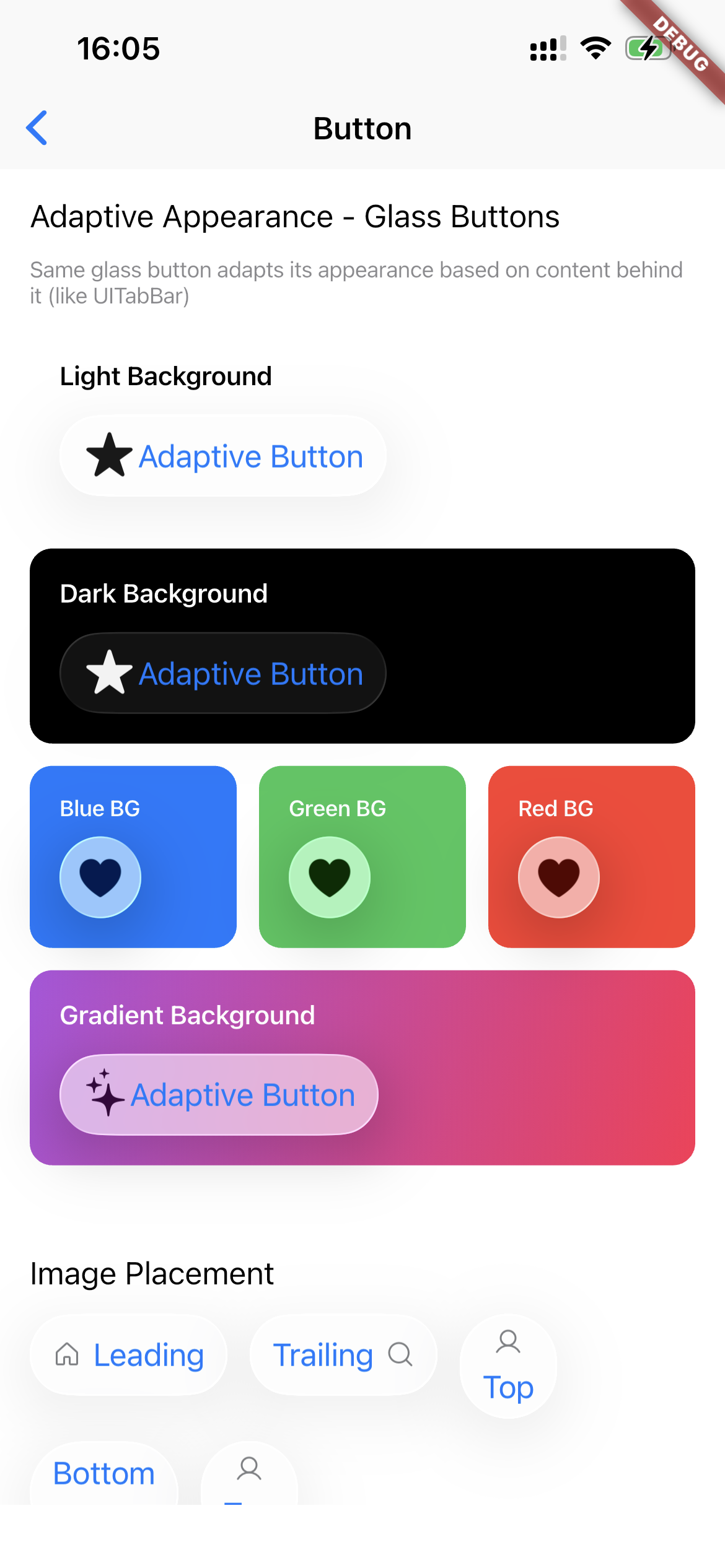 Glass Button Styles