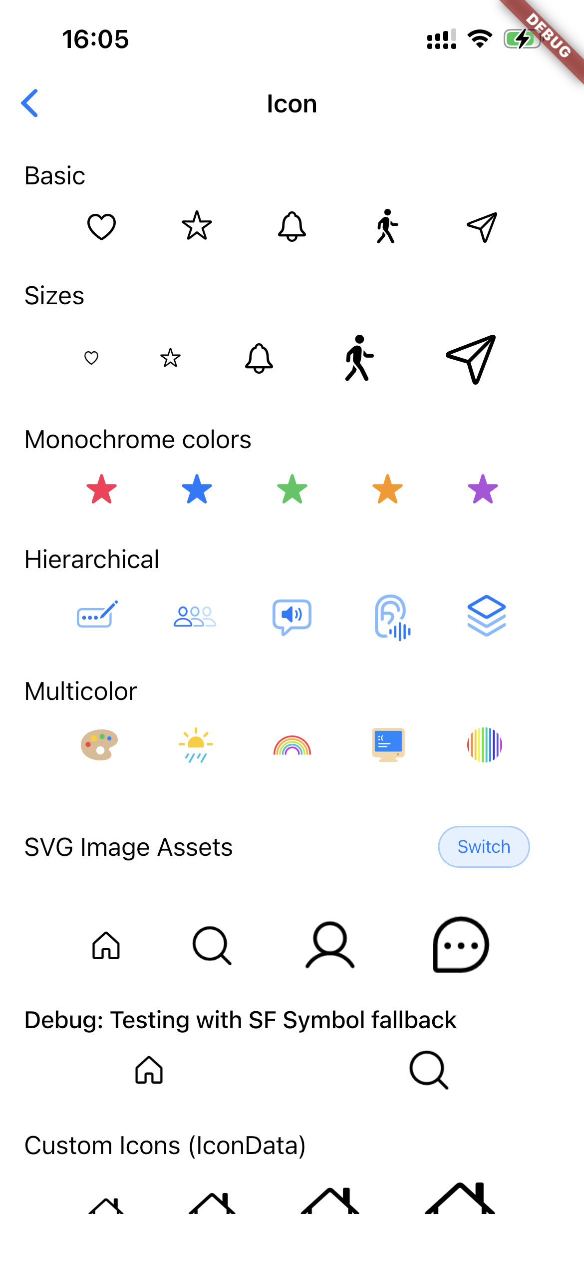 Icon Preview